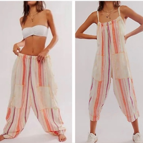 Anthropologie Pants - Free People intimately Dream In Color Convertible Jumpsuit